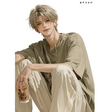 【8 月新品】07-137-0126 人物貼紙 簡約夏日男孩