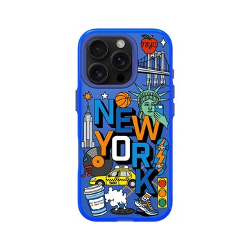 iPhone 16 Pro Clear 激光藍 - City Collection 城市系列 - 紐約