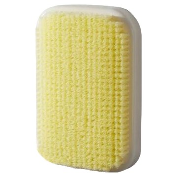 臻林嚴選 超大面積貼牆沐浴第二代搓背刷 尺寸30*20cm PP塑料材質+尼龍  Yellow  1個