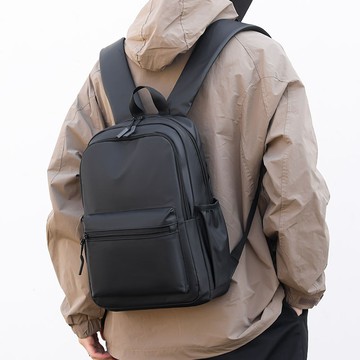 Bag House👜 皮膜雙肩包男女旅行包2024新款韓版中小號學生書包通懃大容量背包  後背包 書包