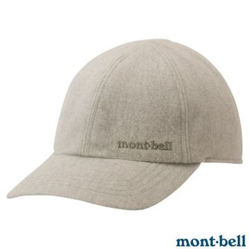 【mont-bell】男女 中性 WOOL CAP 保暖羊毛棒球帽.遮陽帽_1118744 GY 灰