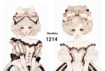 1214 原創貼紙 原創人物貼紙 貼紙 RimaRima