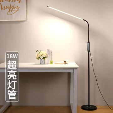 LED遙控立式臺燈書房閱讀練鋼琴護眼紋繡紋眉美容美甲美睫落地燈 夢露日記