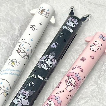 ⭐顯示下殺🔥日本Sakamoto三麗鷗限定mimi耳朵筆庫洛米美樂蒂玉桂狗中油筆三菱
