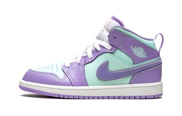 JORDAN 1 MID PURPLE AQUA PS
