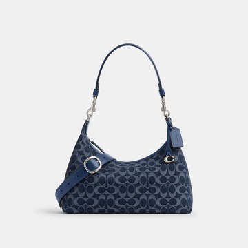 JULIET 經典 SIGNATURE 丹寧面料單肩手袋