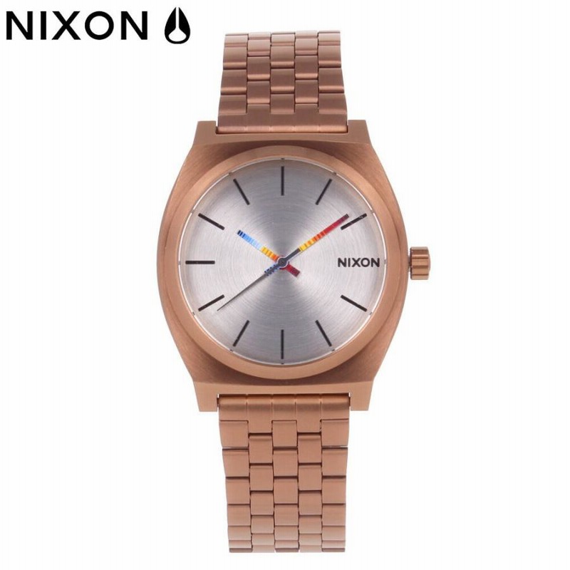 NIXON 腕時計 ニクソン メンズ シルバー ピンクゴールドメンズ