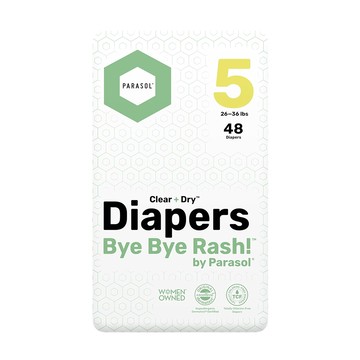 PARASOL Clear + DryTM 新科技水凝尿布 工藝升級版 5 12~17kg  XL  6片