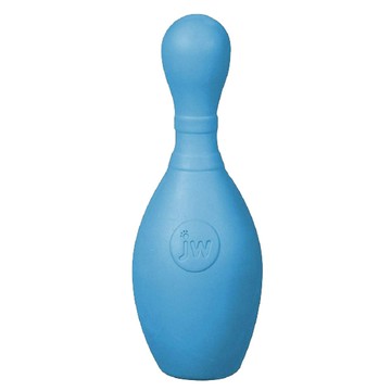 Petmate JW 嗶嗶保齡球 堅韌耐用 適合彈跳 投擲和滾動 100%天然橡膠  250g  藍色  1個