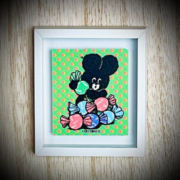 迷你畫框磁鐵 向日葵太郎的寶物清單 糖果