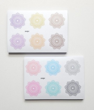 花卉蕾絲質感貼紙