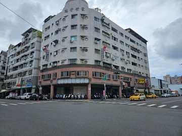 巨蛋商圈旁三角窗超大面寛金店面1+2F｜高雄市鼓山區明倫路