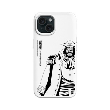 iPhone 15 SolidX 白 - 航海王 One Piece - 復刻系列-哥爾D羅傑