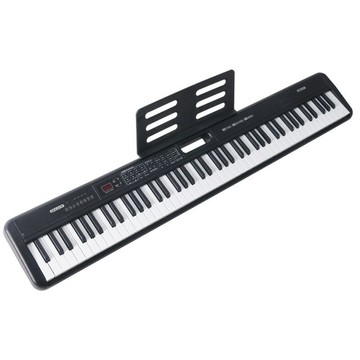 數碼88鍵手提式便攜式電子琴成年初學者幼師專業考級電子鋼琴家用【益三和】可開發票