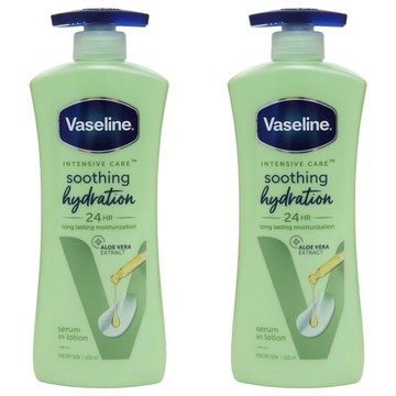 Vaseline 凡士林 乳液 蘆薈精華  600ml  2瓶