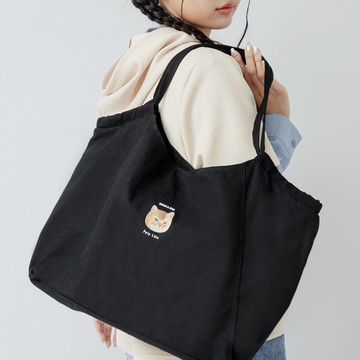 美式校園大容量帆布提袋(MIND.A.DAY聯名)