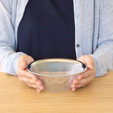 【柳宗理】 不鏽鋼漏盆16cm