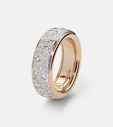 Pomellato Iconica 18kt rose gold ring with diamonds