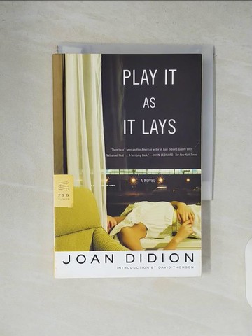 【書寶二手書T1／原文小說_XRX】Play It as It Lays_Didion, Joan