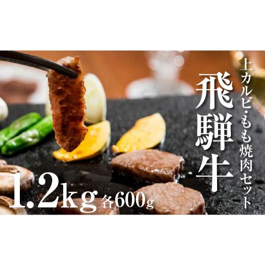 ふるさと納税 岐阜県 飛騨市 飛騨牛 上カルビ もも焼肉 セット 各６００ｇ 牛肉 和牛