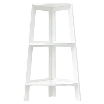 dayneeds 日需百備 角落木製三層收納架 SBL-H413-3WH  白色  1個