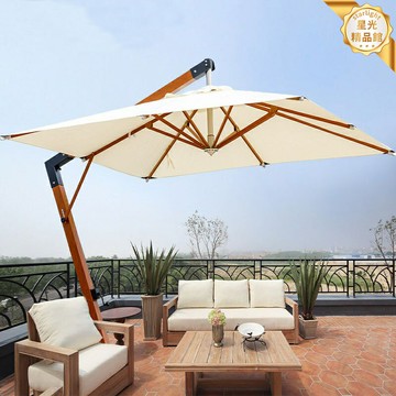 【庭院遮陽利器】羅馬傘 戶外傘 太陽傘 遮陽傘 庭院傘 花園傘 咖啡廳露臺傘 加厚防水防曬 鋁合金骨架 戶外傢俱