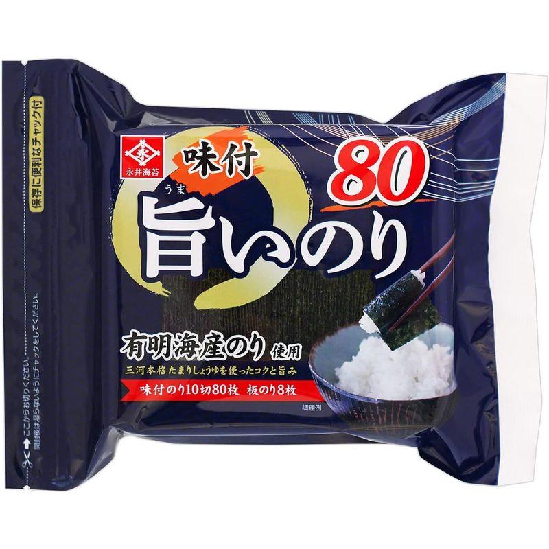 永井海苔 旨いのり 80枚×6袋
