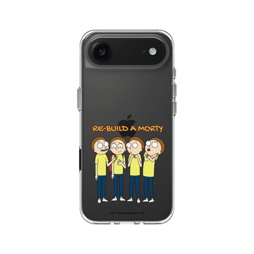 iPhone Air Clear Case（相機按鈕） 透明 - 瑞克和莫蒂 Rick and Morty - 建造一個莫蒂