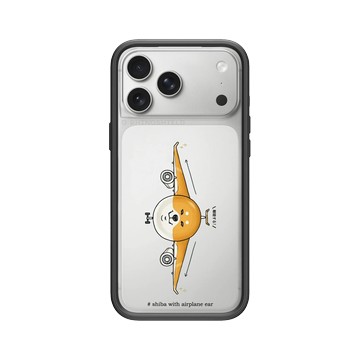 iPhone 17 Pro Max Mod NX -邊框背蓋組合 (相機按鈕) 黑 - 保羅先生 Mr.Paul - 柴犬開飛機