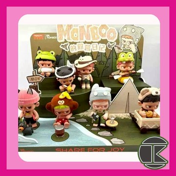 【12月預購】MONBOO的露營日記盲盒 Q版角色 收藏擺設 一中盒8入｜愛蛋客