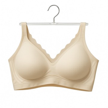 冰淬波波後扣內衣-膚XL