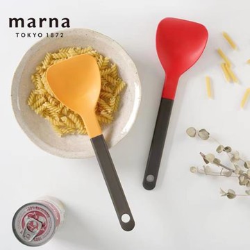 日本marna硅膠鏟炒菜煎蛋鏟子耐高溫鏟不粘鍋專用多功能烹飪廚具