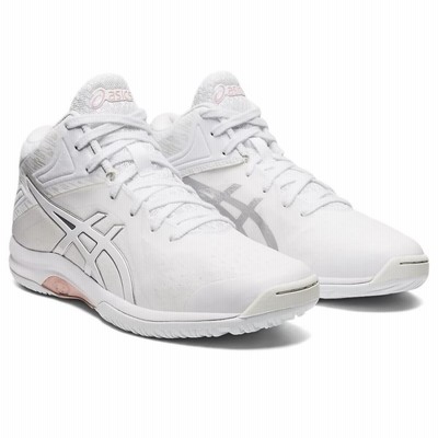 asics アシックス レディース バスケットボールシューズ LADY GELFAIRY 8 ホワイト×ジンジャー ピーチ TBF403-106 2022秋冬 店舗在庫
