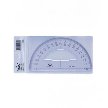 【徠福】半圓分度器 15cm 180度 / 片 NO.1518A