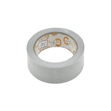 反光警示膠帶/蜂巢/25mmx9M/銀/卷