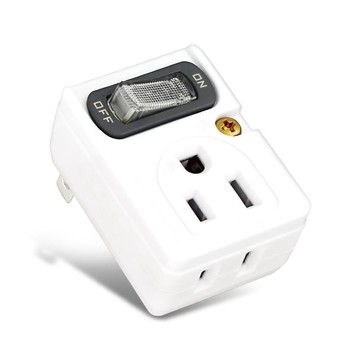 【聖岡科技】RD-201S 節電1開2插分接器 省電開關