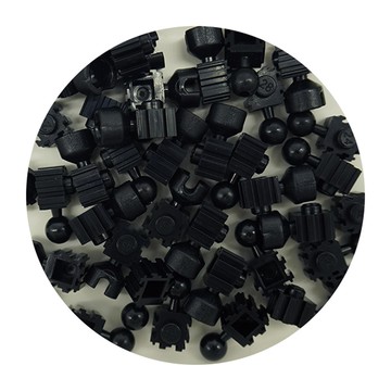 韓國 Color Story - 免燙拼豆配件-關節豆20入(黑/10mm)