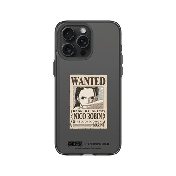 iPhone 15 Pro Max Clear 酷墨灰 - 航海王 One Piece - 懸賞金系列-羅賓