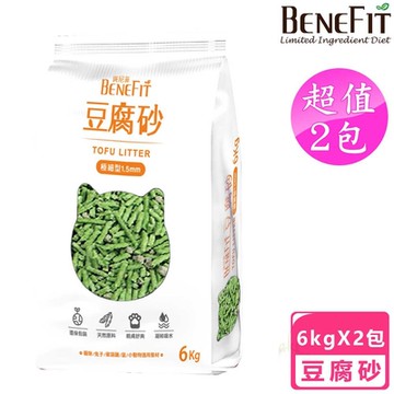 BENEFIT 斑尼菲 豆腐貓砂 6kg X 2包