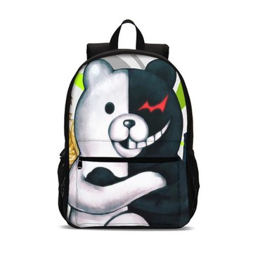 彈丸論破動漫印花青少年學生書包男女運動休閑背包前置外袋電腦包