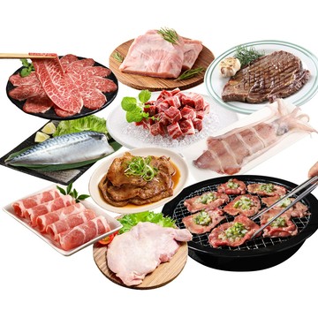 享吃美味 2026中秋烤肉經典海陸10件組(約4-6人/份) 燒烤｜BBQ｜烤肉食材｜烤肉組｜肉品｜