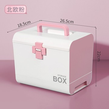 藥品收納箱 醫藥箱家用急救箱小藥箱家庭裝應急藥箱醫療箱大號藥品收納盒【CM13871】