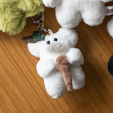 DINOTAENG 袋鼠家族 森林系列 毛絨吊飾 鑰匙圈/現貨