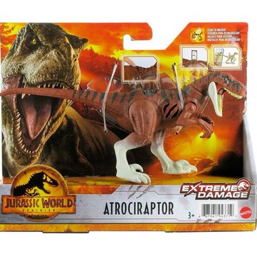 （不挑盒）美泰兒 Jurassic World 侏羅紀世界 戰損恐龍系列 野蠻盜龍 恐龍玩具