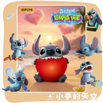 『 小麥的天空 』52TOYS 正版 史迪奇超級破壞王系列 迪士尼週邊 公仔 植絨 擺件 手辦 模型 可愛 禮物 盲盒