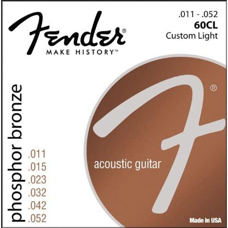 Fender アコースティックギター弦 Phosphor Bronze Acoustic Guitar Strings, Ball End,