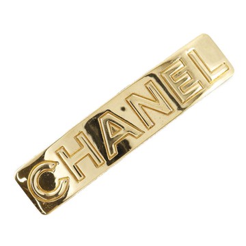 【日本直送】香奈兒 CHANEL 髮夾 經典 Logo 復古 金屬電鍍 鍍金 97A 女款【二手品】