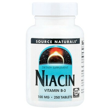 Source Naturals, 煙酸，100 毫克，250 片