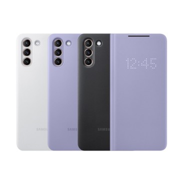 SAMSUNG Galaxy S21+ 5G 原廠LED皮革翻頁式皮套(台灣公司貨)