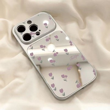 鬱金花適用蘋果17AIR/16PROMAX手機殼15PLUS大視窗14iPhone13套